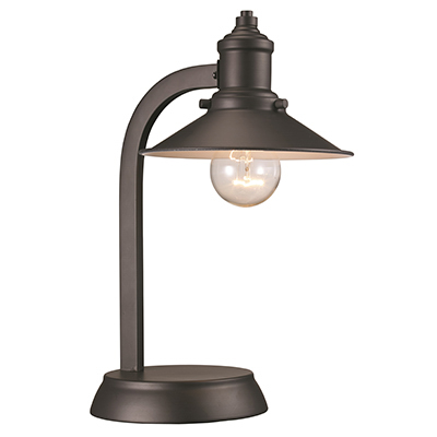 Trans Globe Lighting RTL-8986 ROB Liberty 13" H. Indoor Rubbed Oil Bronze Industrial Table Lamp